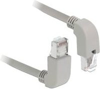 Delock Patchkabel RJ45 Cat.6a S/FTP Ethernet LAN in Grau - Bild 1