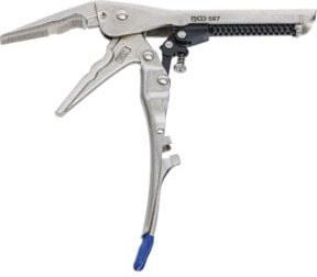 BGS Automatik Langbeck-Gripzange aus gehärtetem Stahl in Silber, Länge: 190 mm - Bild 1