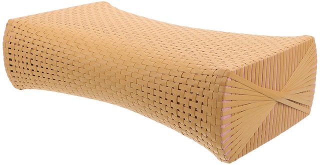 Binchi Outdoor Product Badewannen-Kissen in Beige mit Rattan-Nachbildung für Nacken und Rücken - Bild 1