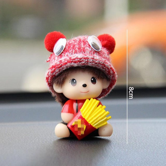 Monchhichi Plüsch Schlüsselanhänger Cartoon 3D - Bild 1