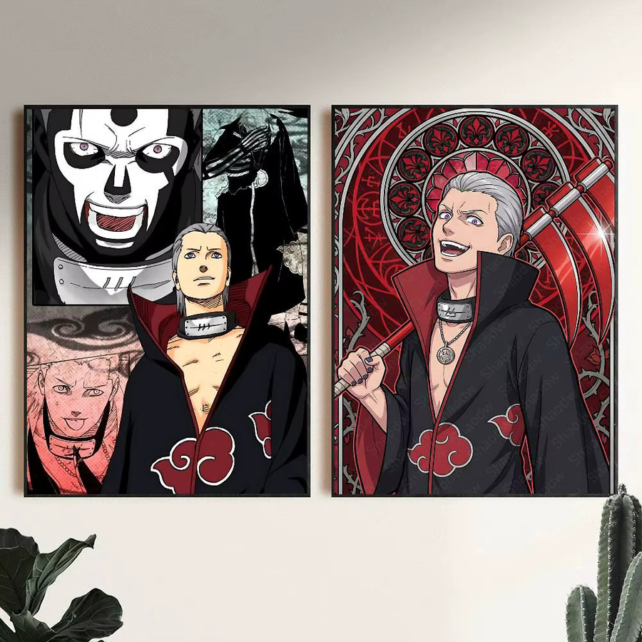 Vintage Naruto Hidan Manga Poster HD-Druck als Wandkunst für dein Zuhause, B: 15,0 cm, H: 10,0 cm - Bild 3