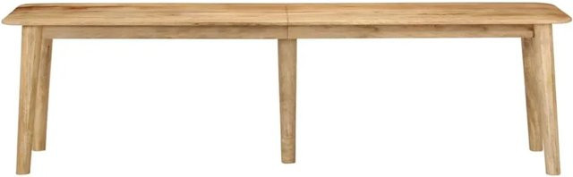 vidaXL Sitzbank aus Massivholz Mango in Braun, B/T/H: 160 x 40 x 45 cm - Bild 1