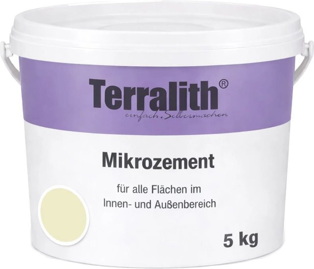 Terralith Mikrozement Fix & Fertig LFW0013 in Beige/Gelb, 5kg für 4,25qm - Bild 1