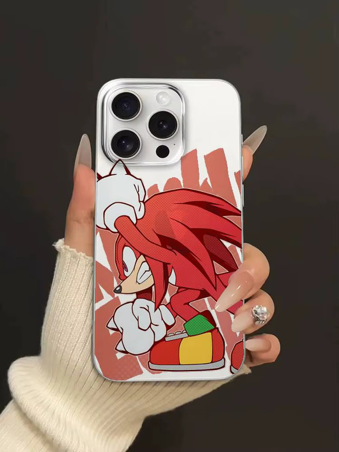Bilibili Cartoon S-sonic Handyhülle für iPhone 17 16 15 14 13 12 11 Pro Max Plus Transparente Stoßfeste Rückabdeckung - Bild 6