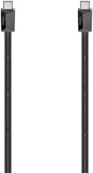 Hama USB-C Kabel USB 3.2 Gen1 mit 100 W Ladeleistung und 5 A in Schwarz, Länge: 1,5 m - Bild 1