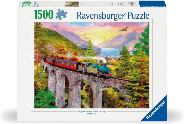 Ravensburger Zugfahrt im Herbst, Puzzle, 1500 Teile - Bild 1