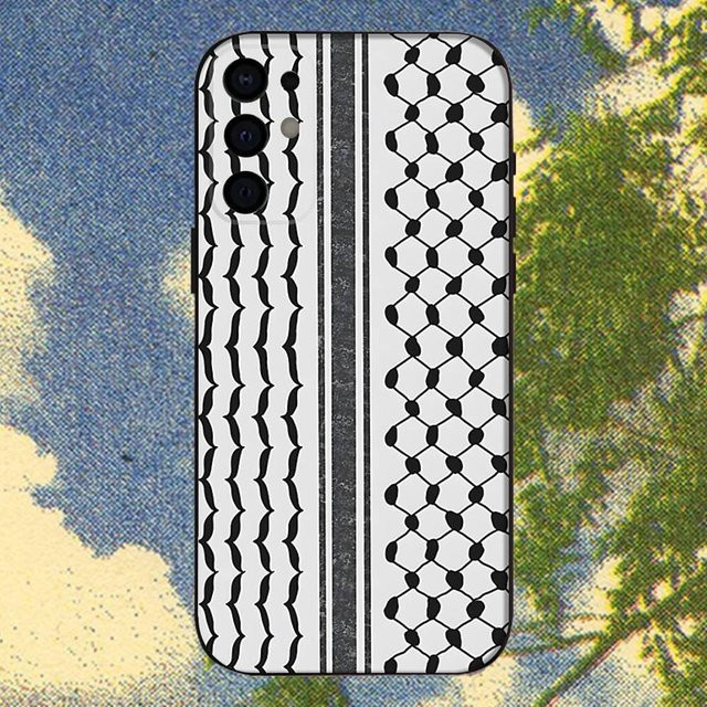 P-Palestine-S Hattah Keffiyeh Handyhülle für Samsung Galaxy S25 S24 S23 S22 S21 S20 Ultra Plus FE Note in Schwarz und Multicolour - Bild 1