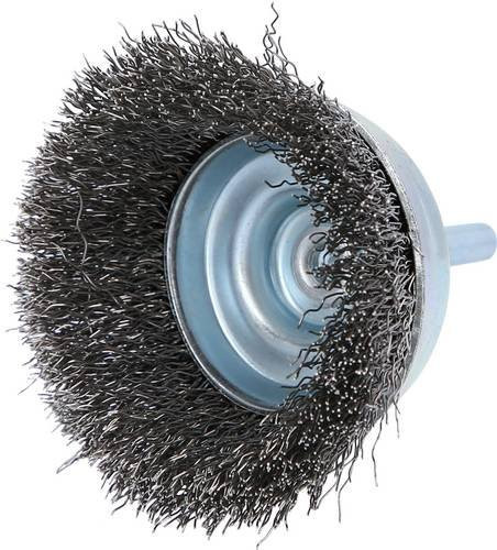 KS Tools Rostfreie Drahttopfbürste aus Edelstahl in Silber, Durchmesser: 65 mm, Drahtstärke: 0,3 mm - Bild 1