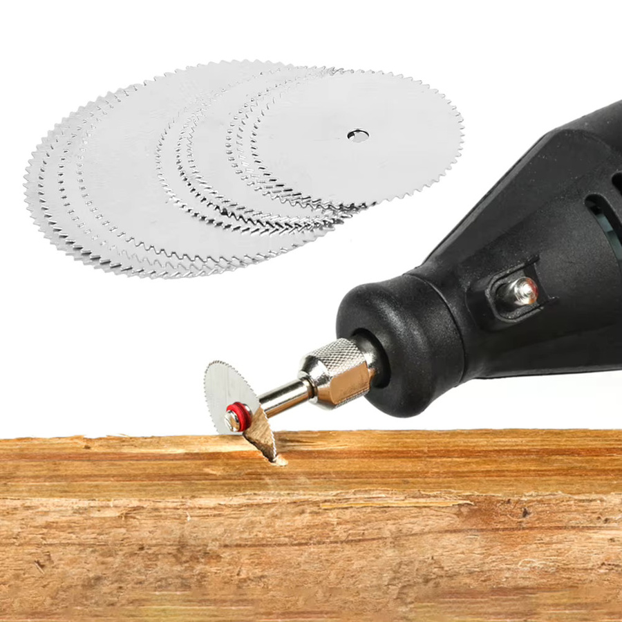 Dremel Mini Kreissäge Klingen Set 11 Stück für Kunststoff und Holz in Silber - Bild 2