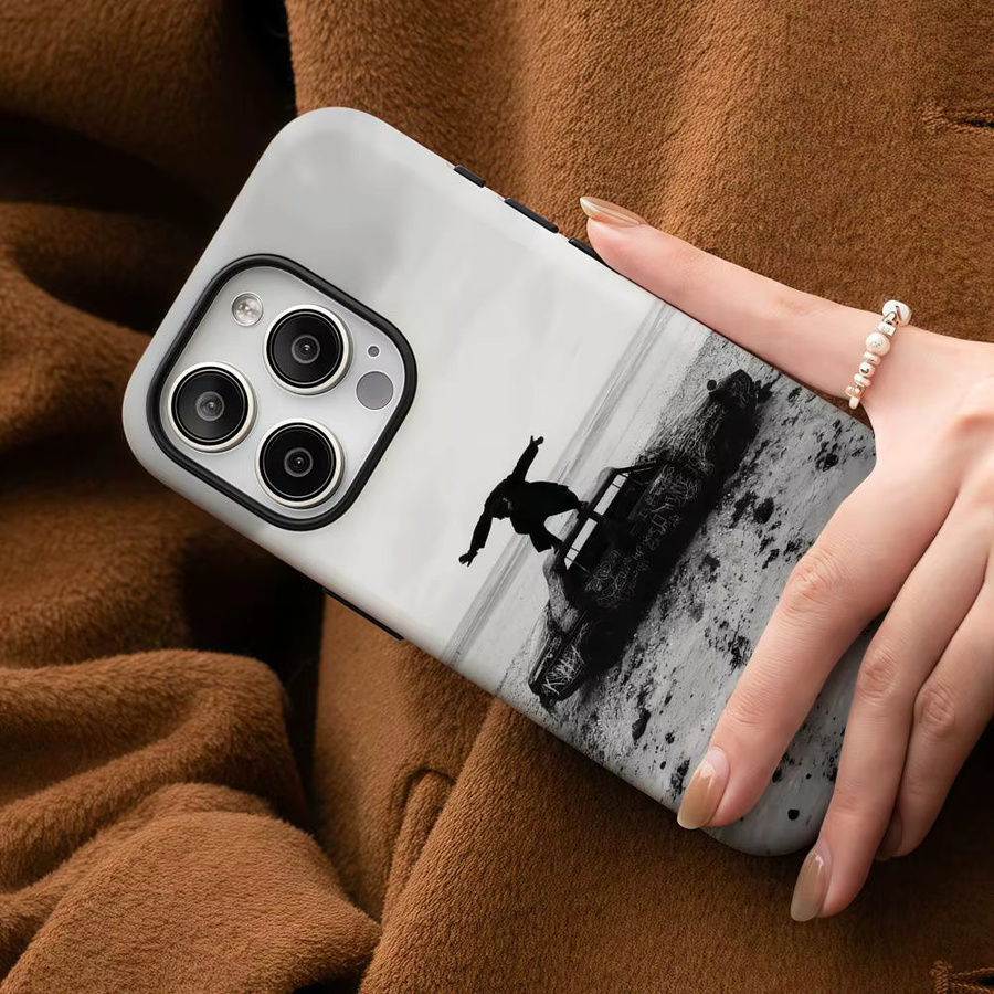 Handyhülle The 1975 Band Design für Apple iPhone 17 16 15 14 13 12 Pro Max Plus, glänzende HD-Doppelschicht-Flüssighartschale in Weiß und Multicolour - Bild 5