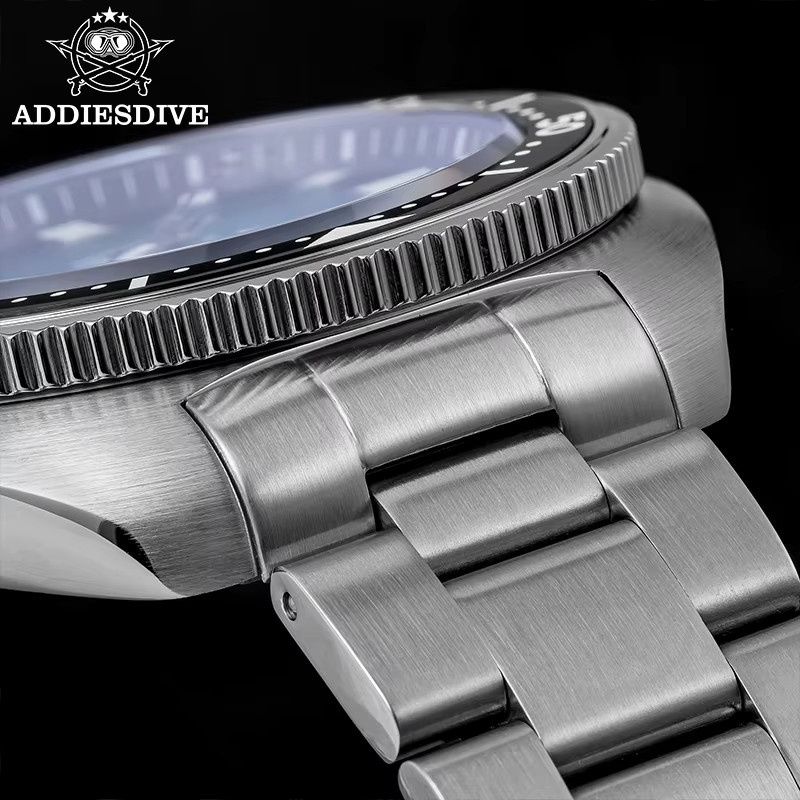 ADDIESDIVE Armbanduhr, Quarz, Edelstahl, Saphirglas, 20 ATM, Herren - Bild 2
