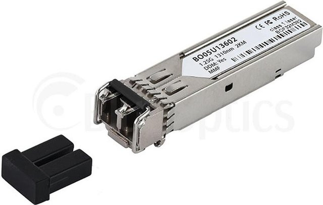 BlueOptics SFP-1G-MMF-2KM-CH-BO Netzwerk-Transceiver-Modul Faseroptik in Silber für Ethernet/LAN - Bild 1