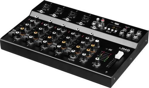 Stageline MXR-6 Konsolen-Mischpult in Schwarz mit 6 Kanälen, Bluetooth und USB-Anschluss - Bild 1