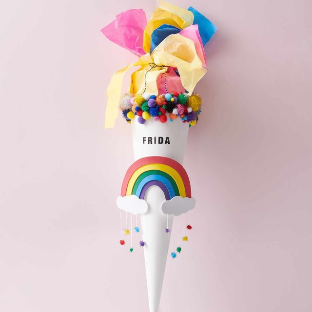 Rico Design Bastelset Schultüte Regenbogen - Bild 1