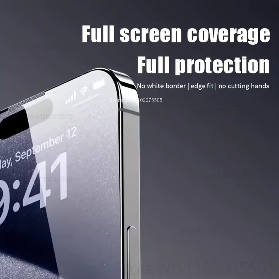 HKVZ 2er Pack Panzerglas Schutzfolie für iPhone 11 bis iPhone 17 Pro Max mit One Click Installation, Transparent - Bild 5