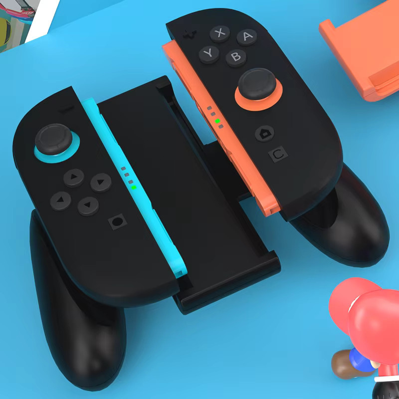 Benicabaly Ergonomischer Spielcontroller-Griff für Nintendo Switch in Schwarz - Bild 4
