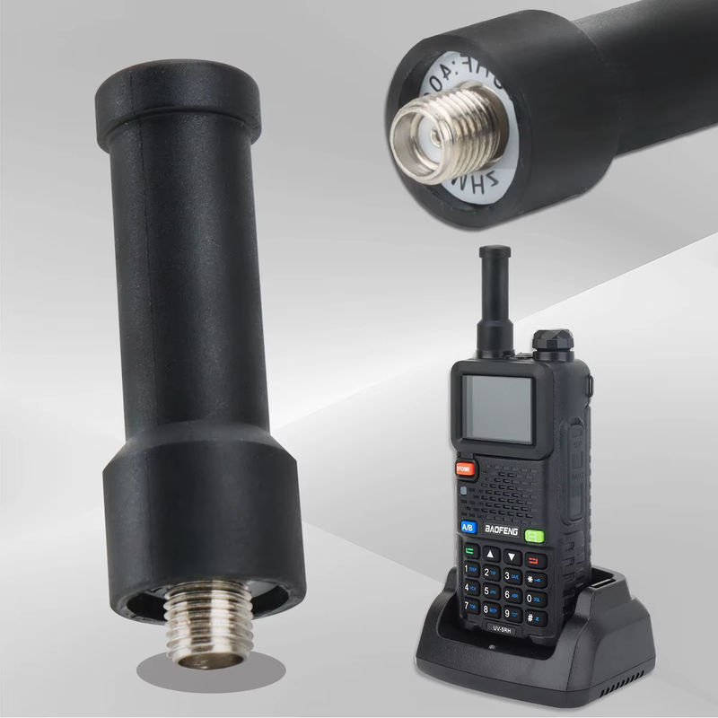 ABBREE Stubby Mini Antenne mit SMA-Buchse für UHF 400-470 MHz Zwei-Wege-Funkgeräte in Schwarz - Bild 3