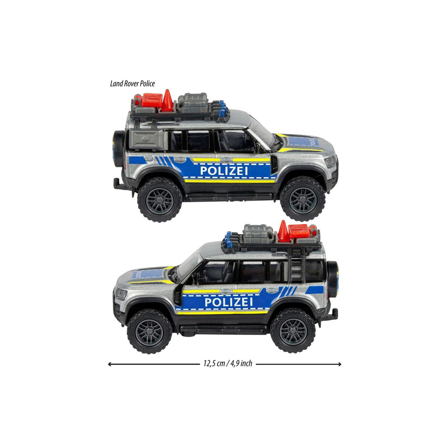 Majorette Land Rover Defender 90 Police, Einsatzfahrzeug, ab 3 Jahren - Bild 4
