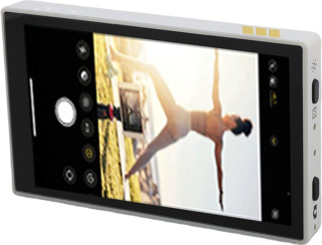 KONNWEI Magnetischer Vlog Selfie Bildschirm mit Bluetooth Fernbedienung für Handy Rückkamera zum Live-Streaming, 3,97 Zoll, beige - Bild 1