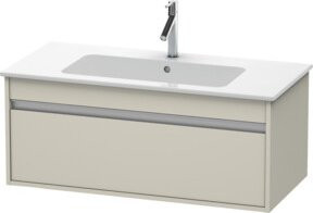 Duravit Waschtischunterschrank Ketho Taupe wandhängend mit 1 Auszug B: 100 cm, T: 47,5 cm, H: 41 cm - Bild 1