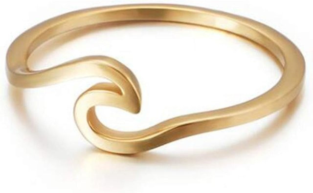 Lucky Star Jewelry Ring Edelstahl, Gold, Damen - Bild 1
