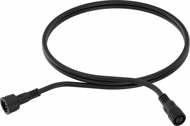 Philips Outdoor-Verlängerungskabel für den Garten, 2 m, 24 V, IP65, Schwarz - Bild 1