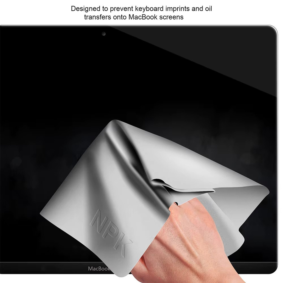 Apple Laptop-Bildschirmreiniger Set mit Mikrofaser-Abdeckung und Tastatur-Schutzfolie für MacBook Pro und MacBook Air 13/14/15/16 Zoll - Bild 2