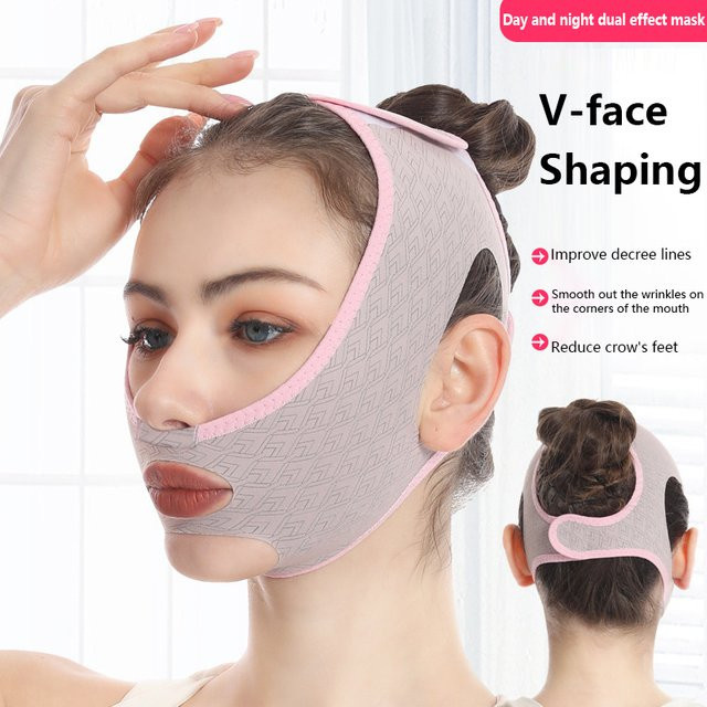 JCSYFAC V Shaper Maske Gesichtsbandage für Gesicht und Hals, Unisex - Bild 1