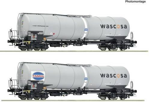 Roco Wagenset Kesselwagen Wascosa Tamoil - Bild 1