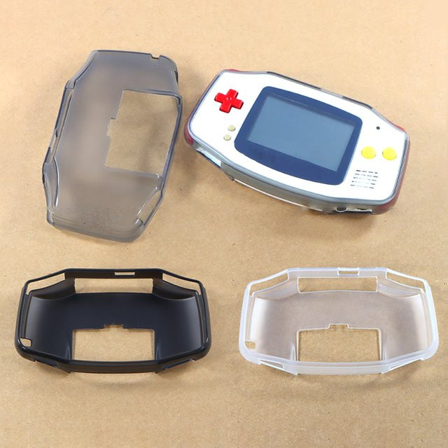JCD Frosted TPU Schutzhülle für Gameboy Advance GBA in Weiß Retro Design - Bild 1