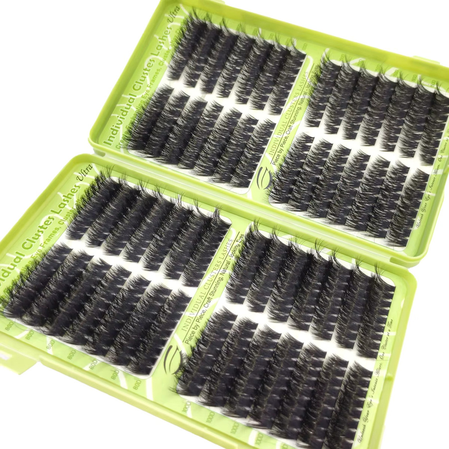 AMSDCN Lash Clusters DIY Wimpernverlängerung, D Curl, Mega Volume - Bild 3