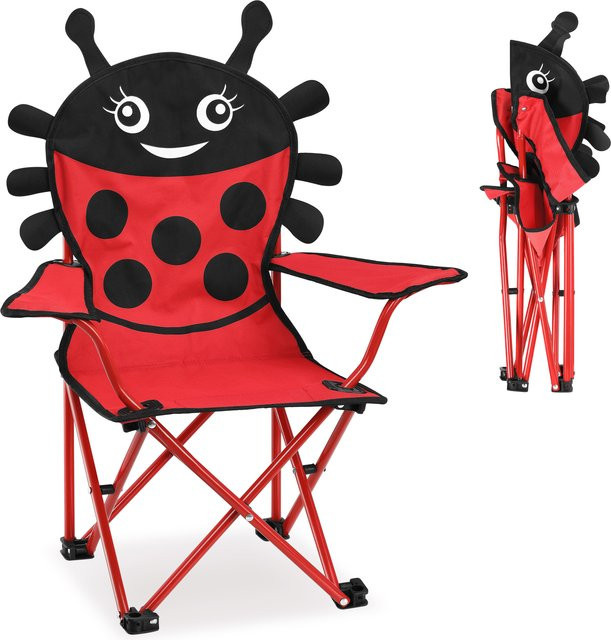Spielwerk Beetle Klappstühle 2er-Set aus Stahl und Polyester in Mehrfarbig mit Armlehnen - Bild 1