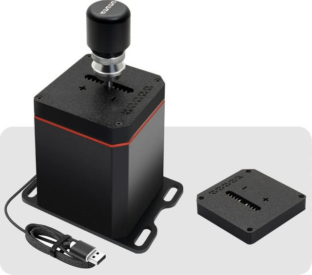 USB Sim Shifter Sequential Shifter für Logitech G29 G25 G27 G920 Simagic und MOZA Lenkradgetriebe in Schwarz - Bild 1