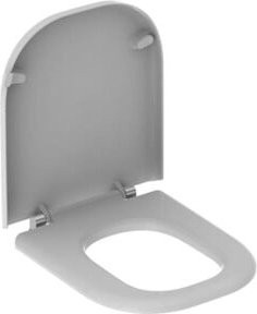 Geberit WC-Sitz Renova Comfort in Weiß, oval, barrierefrei mit Befestigung von unten - Bild 1