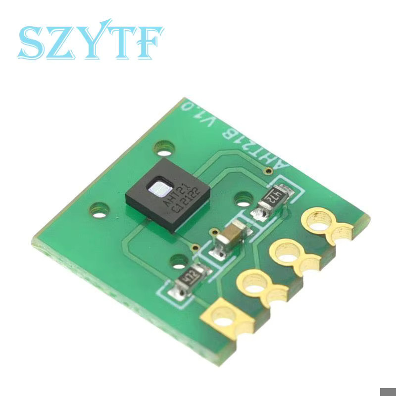 SZYTF AHT21 Präzisions-Messmodul für digitale Temperatur- und Feuchtigkeitssensoren mit I2C-Kommunikation in Grün - Bild 2