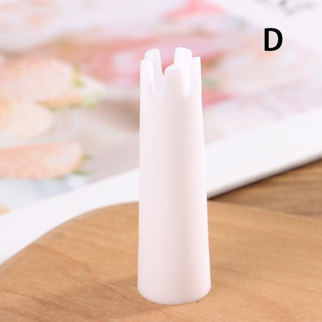 Langfa Schlagsahne Dispenser Aufsatz mit Spritztülle aus Kunststoff in Weiß - Bild 1