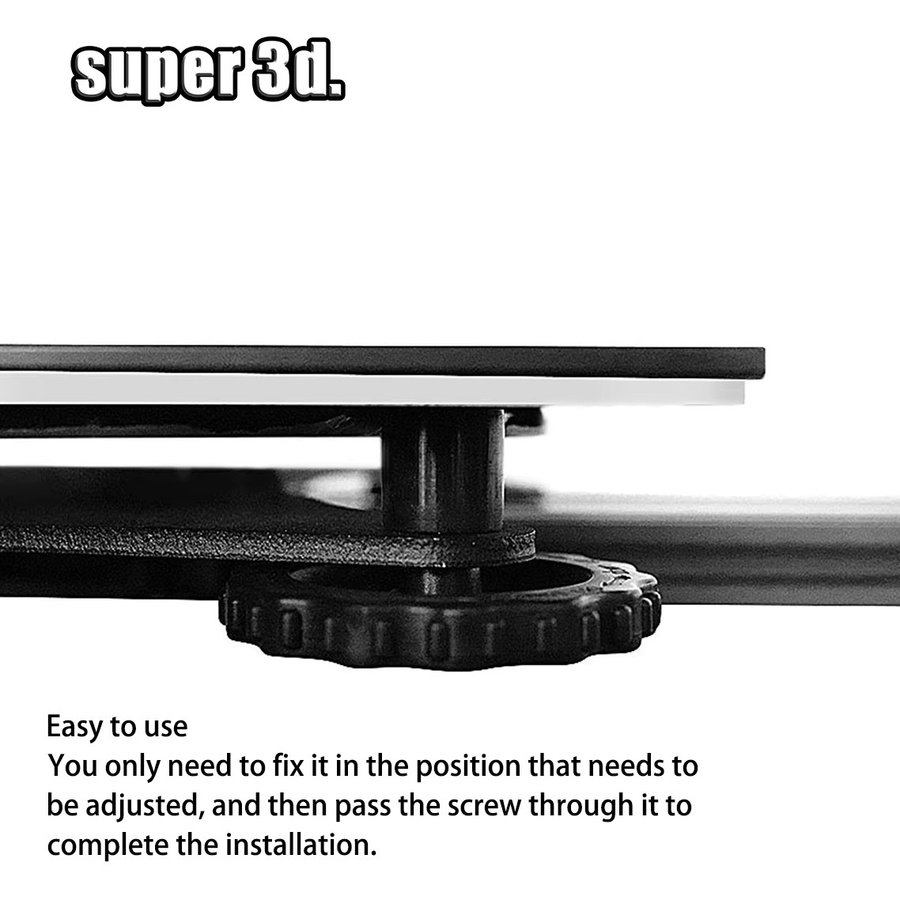 IdeaFormer Hochtemperatur-Silikon-Abstandshalter als Heizbett-Nivelliersäule für CR-10 und CR10S sowie Ender-3 in Schwarz - Bild 4
