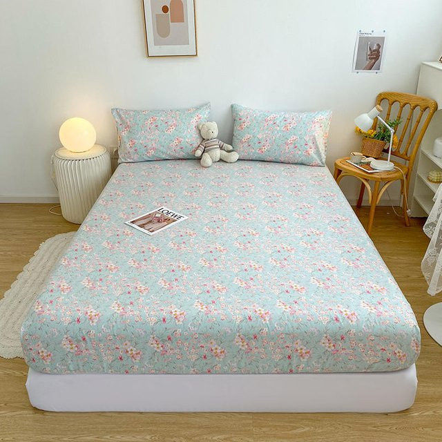 Bonenjoy Spannbettlaken aus reiner Baumwolle mit Cartoon Auto Druck, Mehrfarbig, B/T/H: 90 x 200 x 25 cm - Bild 1
