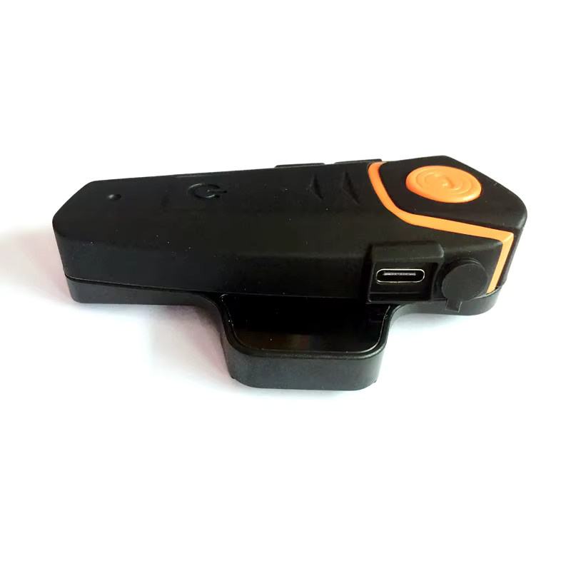 XINOWY BT-S2NS Motorrad Bluetooth Helm Headset Intercom mit FM und MP3, wasserdicht, Schwarz - Bild 2