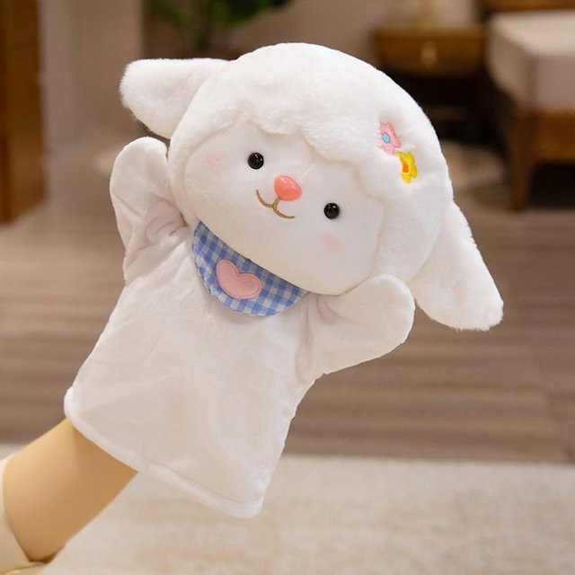 Yiran toy Handpuppe Tierhandschuh, Plüschpuppe, mit beweglichem Mund, 25cm, ab 14 Jahren - Bild 1