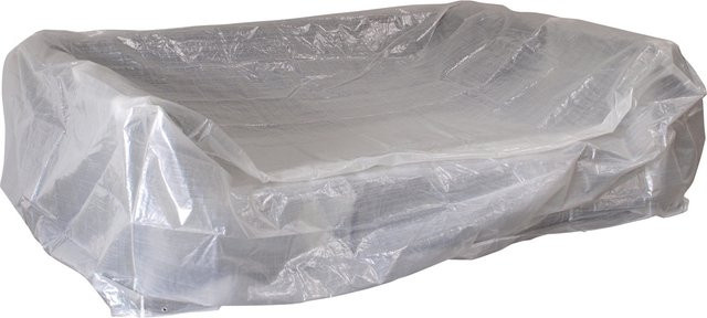 DEGAMO Abdeckhaube für Loungeset aus transparentem PE, B/T/H: 245 x 165 x 80 cm - Bild 1