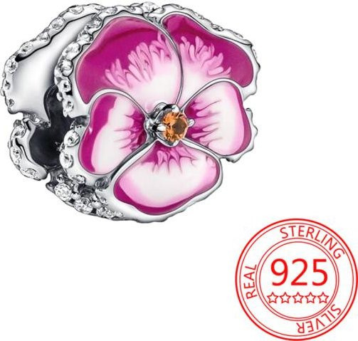 Allbestart Charm Vorhängeschloss & Schlüssel, 925 Silber, Gold, Damen - Bild 1