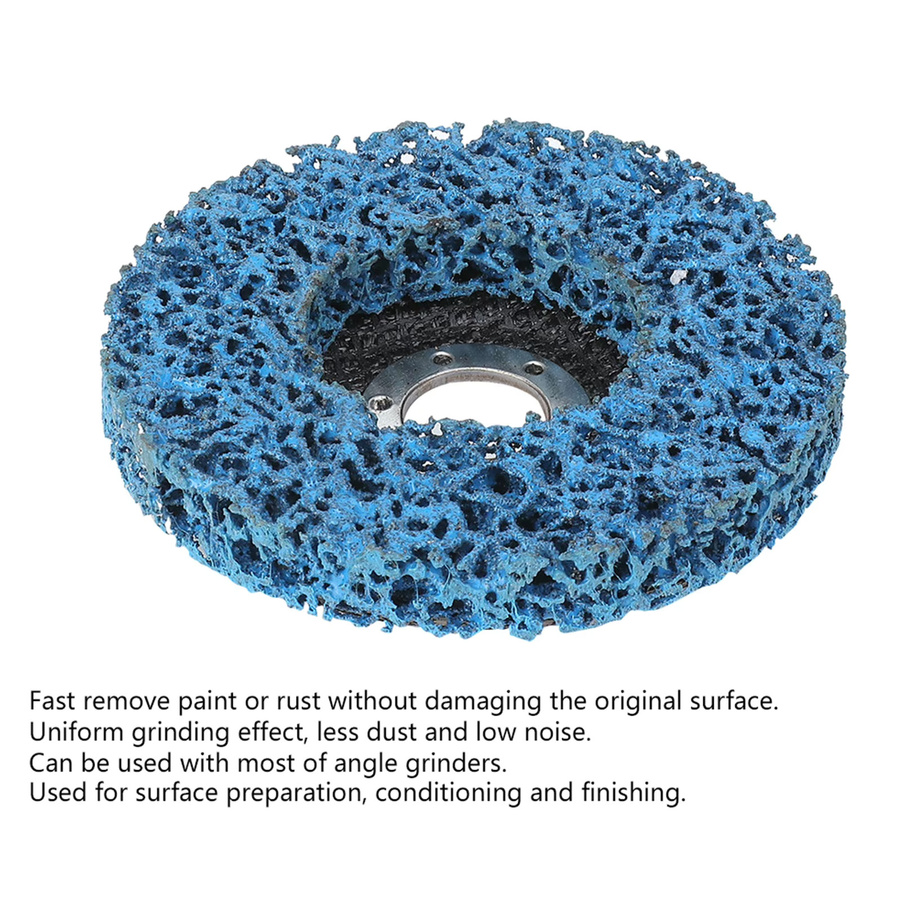 WALFRONT Poly Strip Schleifscheibe in Blau zur Rost- und Farbentfernung für Winkelschleifer - Bild 3