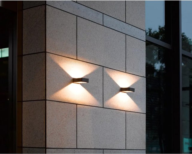 Trio LED-Außenwandleuchte Reno Up-Down Licht in Anthrazit aus Aluminium Druckguss - Bild 1