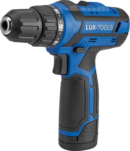 LUX-TOOLS Akku-Bohrschrauber A-BS-12-23 in Schwarz-Blau mit 12 V - Bild 1