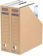 ELBA Archiv-Stehsammler tric System A4 in Naturbraun mit Greifloch und Rückenschild aus FSC-zertifiziertem Papier - Bild 1