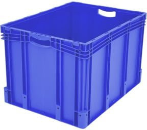 Bito Eurostapelbehälter XL stapelbar, blau, B/T/H: 80 x 60 x 52 cm - Bild 1