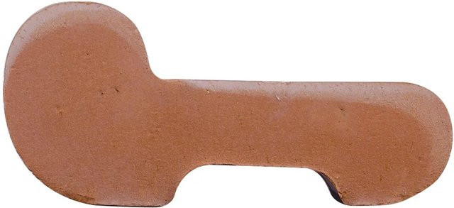 Deroma Füßchen Liscio Cotto Socken in Terrakotta Braun B: 120 cm, H: 37 cm - Bild 1