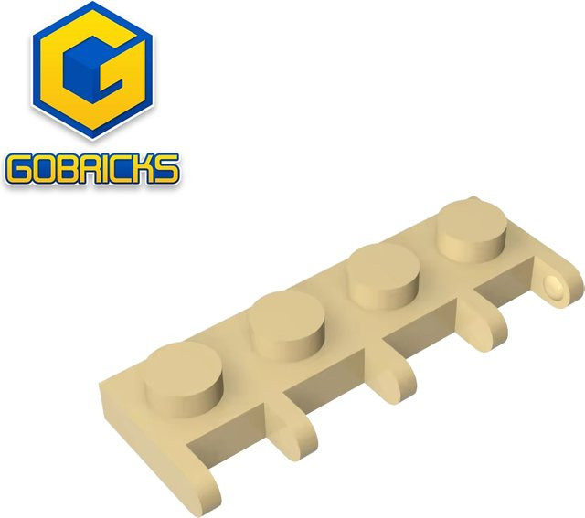 Gobricks GDS-M348 Scharnier Fahrzeug Dach Halter 1x4 Bausteine - Bild 1