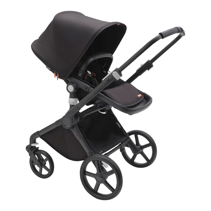 Bugaboo Cub Kombikinderwagen Trio-Set in Schwarz inklusive Sportsitz, Babywanne, Babyschale, Fußsack und Getränkehalter - Bild 2